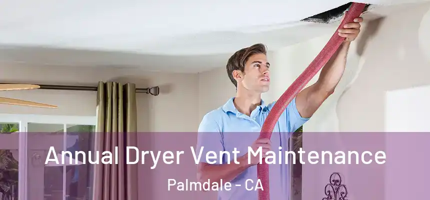 Annual Dryer Vent Maintenance Palmdale - CA