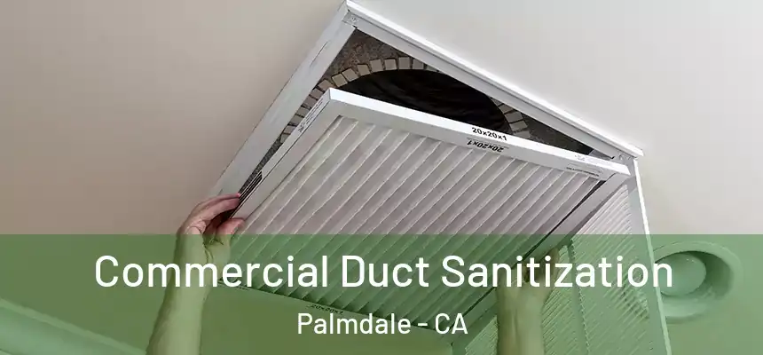 Commercial Duct Sanitization Palmdale - CA